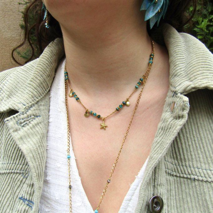 COLLIER AHORA TURQUOISES