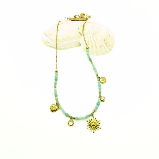 COLLIER AITA AMAZONITE