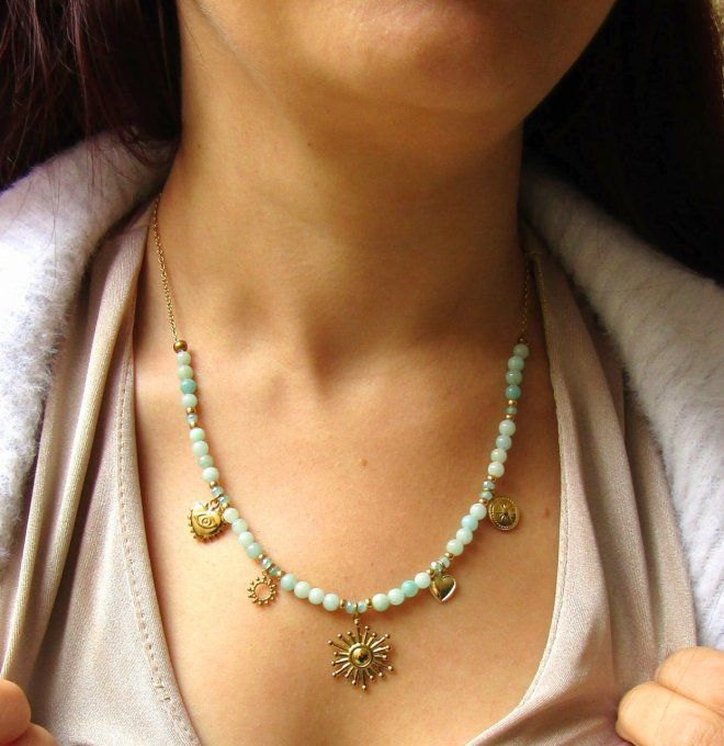 COLLIER AITA AMAZONITE