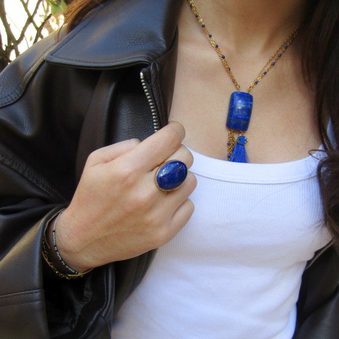 BAGUE NEFERTARI LAPIS