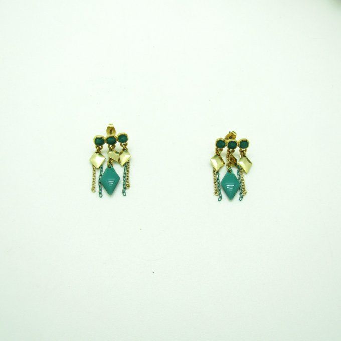 BOUCLES BEGUM VERTES