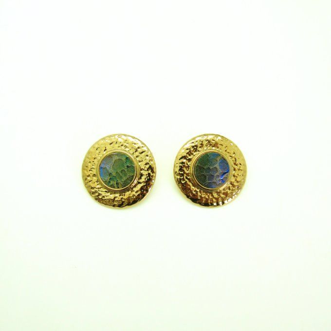 BOUCLES BELENOS ASTRAL  ACIER/DORE