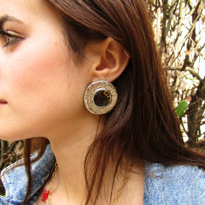 BOUCLES BELENOS ASTRAL  ACIER/DORE