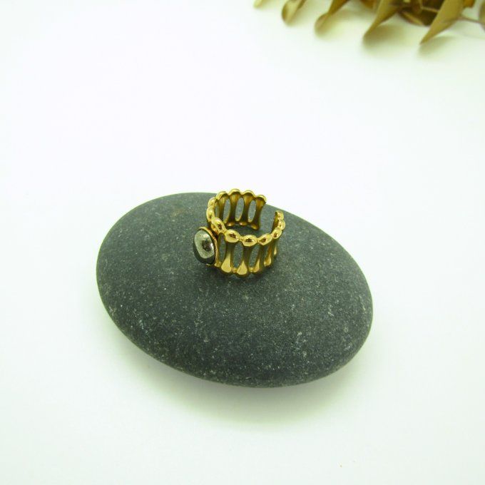 BAGUE BONES PYRITE