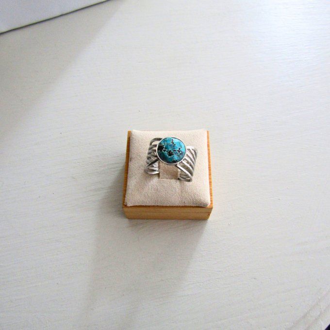 BAGUE BOW TURQUOISE