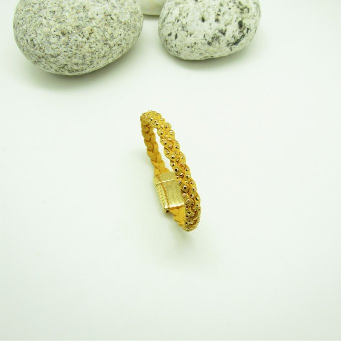 BRACELET BRAID JAUNE