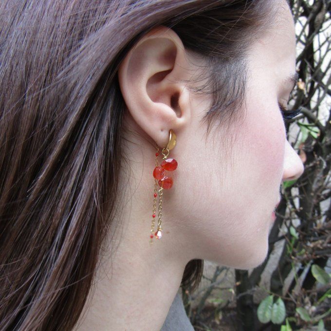 BOUCLES BRIOLETTE CHAINE