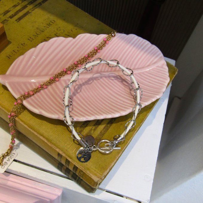 CALYPSO BLANC ACIER OU DORE 