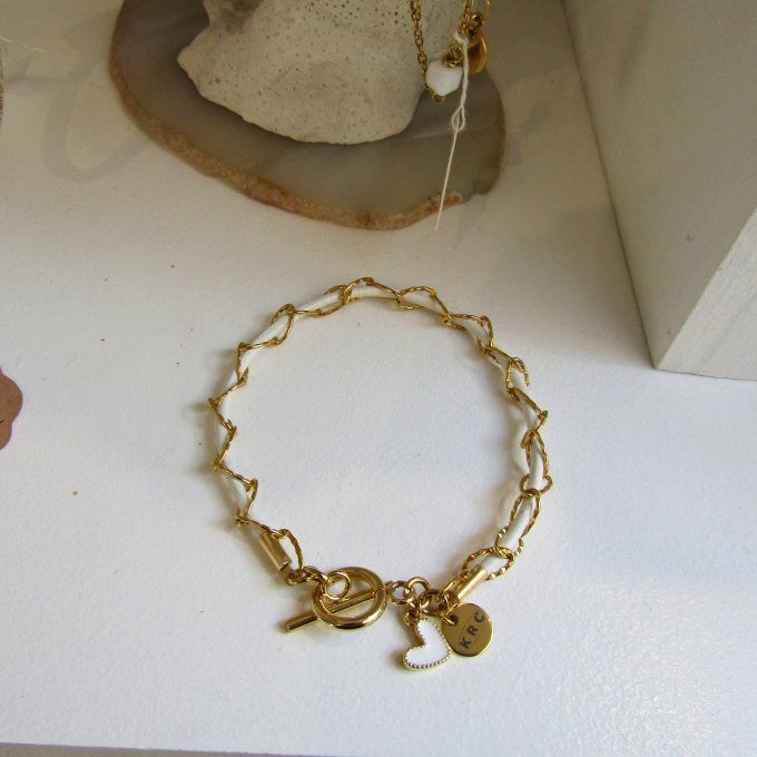 CALYPSO BLANC ACIER OU DORE 