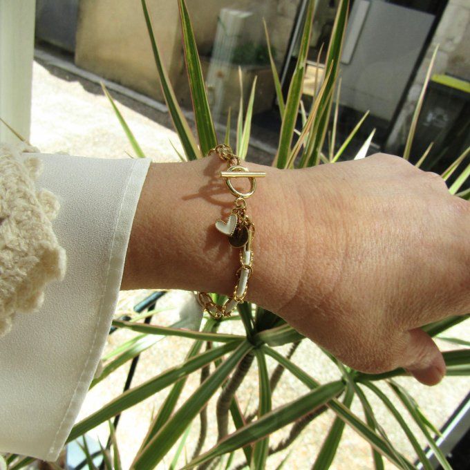 CALYPSO BLANC ACIER OU DORE 