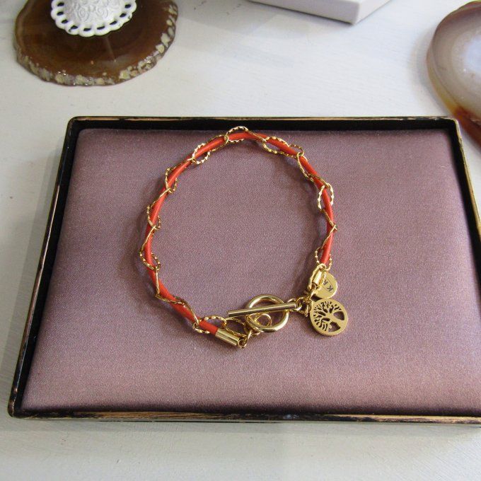 CALYPSO ORANGE ACIER OU DORE 