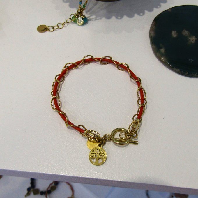 CALYPSO ORANGE ACIER OU DORE 