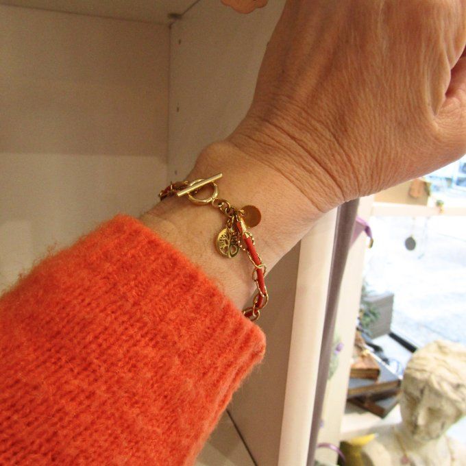 CALYPSO ORANGE ACIER OU DORE 