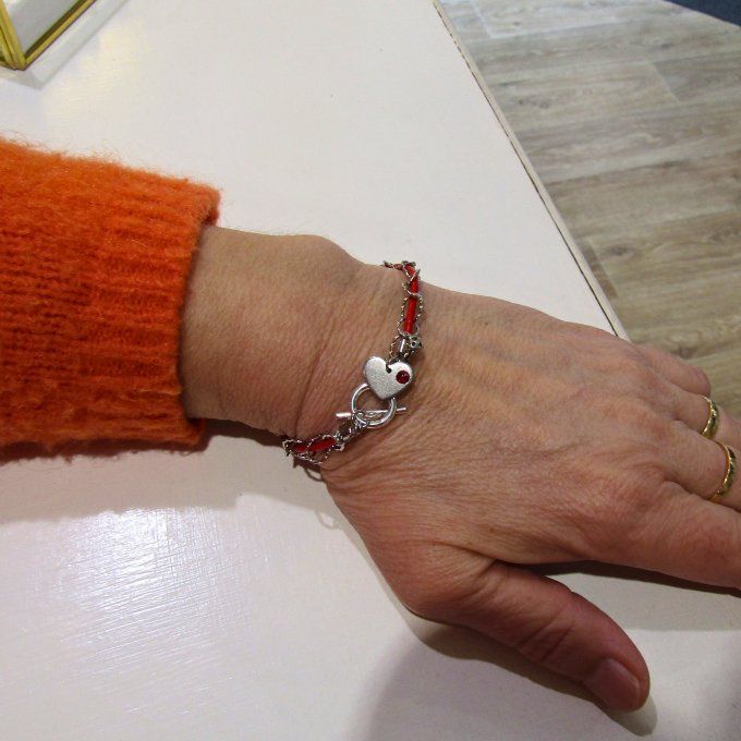 CALYPSO ROUGE ACIER OU DORE 