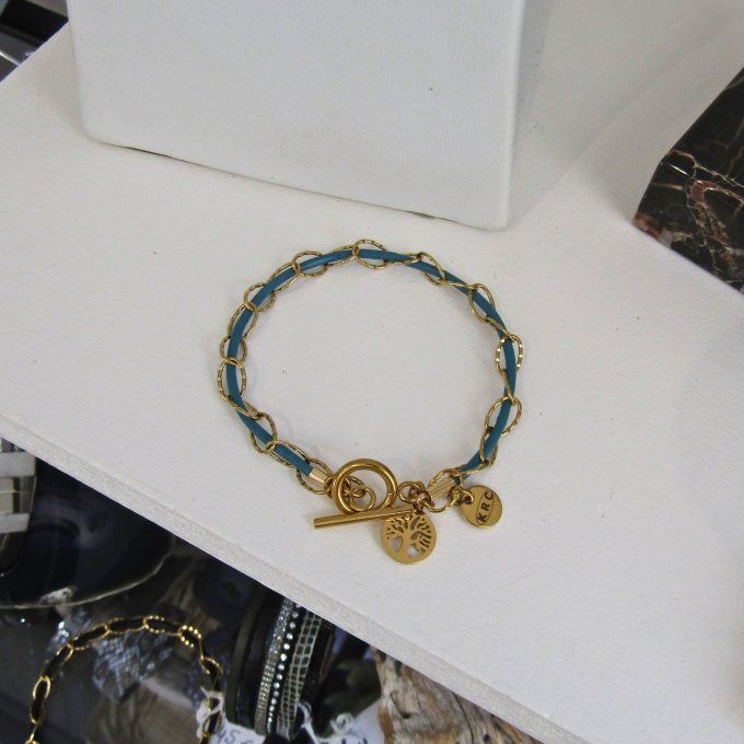 CALYPSO TURQUOISE ACIER OU DORE  