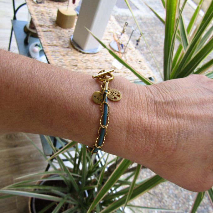 CALYPSO TURQUOISE ACIER OU DORE  