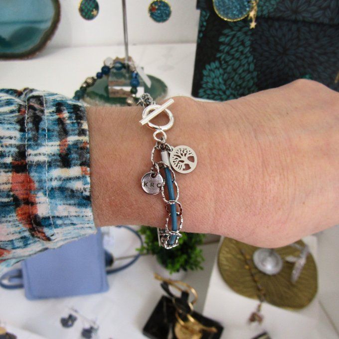 CALYPSO TURQUOISE ACIER OU DORE  