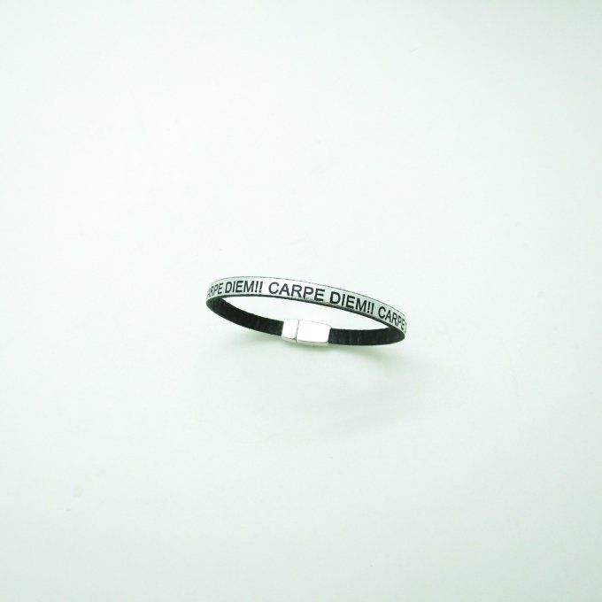 BRACELET CARPE DIEM ARGENT