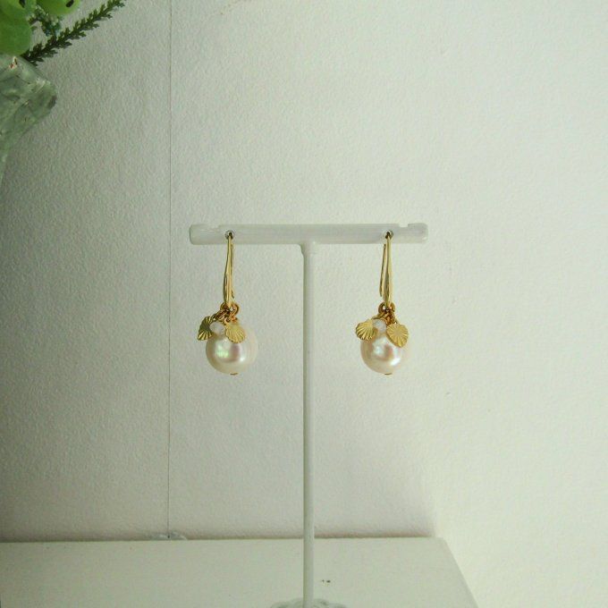 BOUCLES CASSY PERLES EAU DOUCE