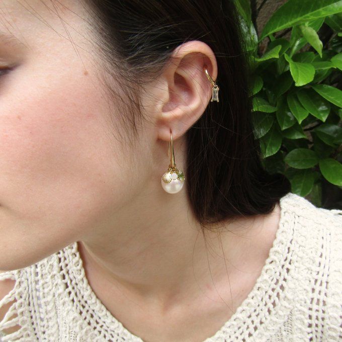 BOUCLES CASSY PERLES EAU DOUCE