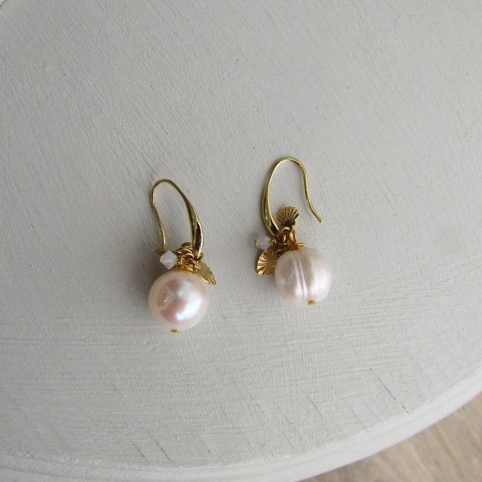 BOUCLES CASSY PERLES EAU DOUCE