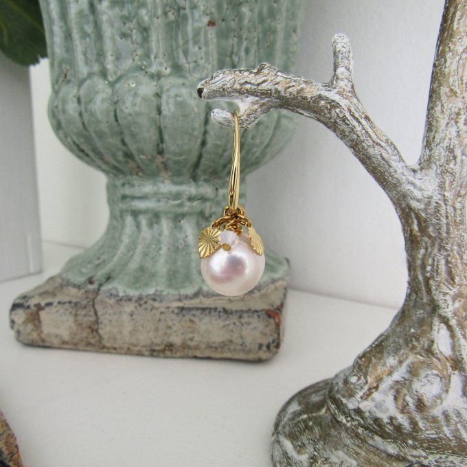 BOUCLES CASSY PERLES EAU DOUCE
