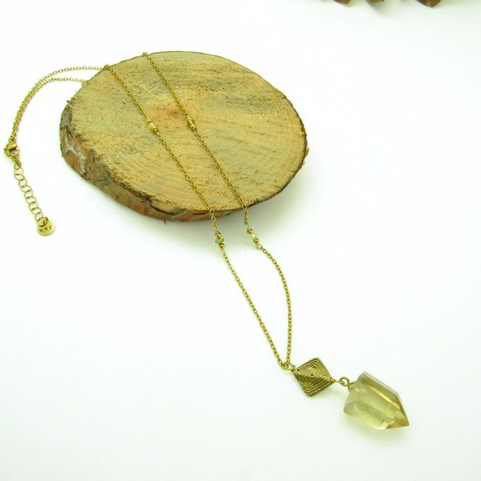 SAUTOIR CITRINE