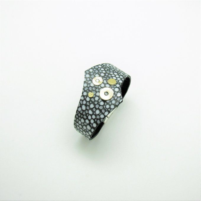 BRACELET DASHA GRIS POIS
