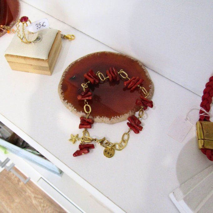 BRACELET EN EL MAR CORAIL