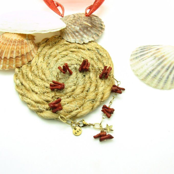BRACELET EN EL MAR CORAIL