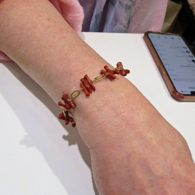 BRACELET EN EL MAR CORAIL