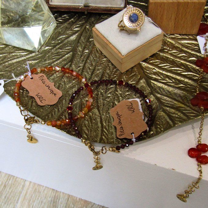 BRACELET FEEL GRENAT