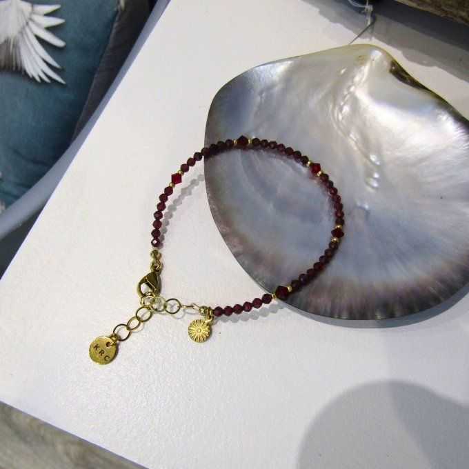 BRACELET FEEL GRENAT
