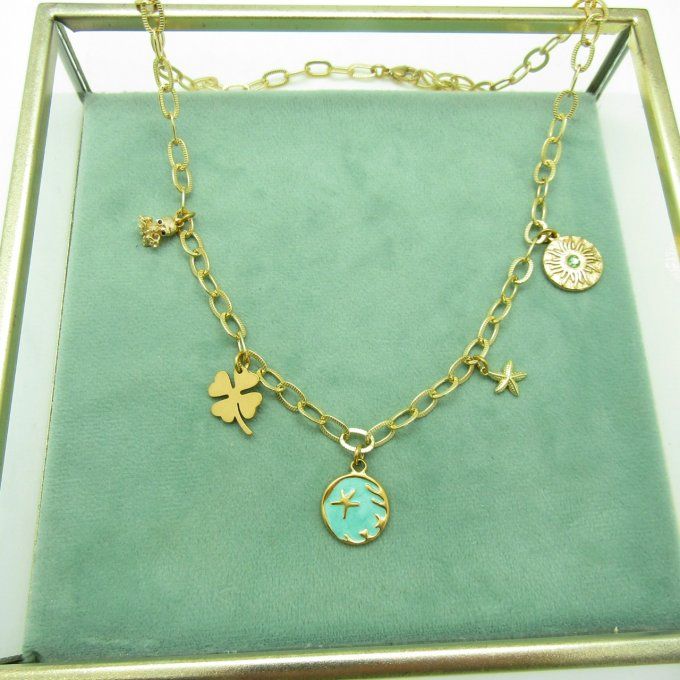 COLLIER FETICHE MENTHE