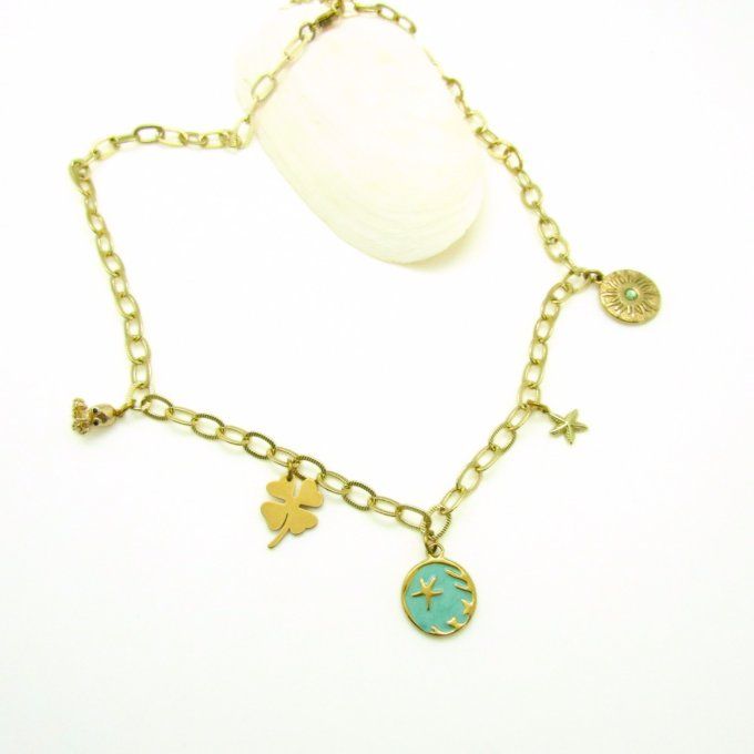 COLLIER FETICHE MENTHE