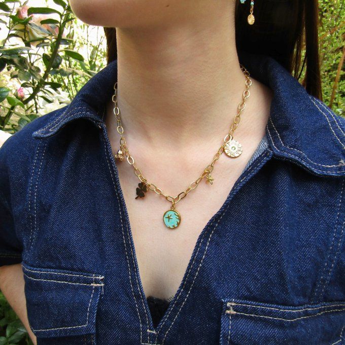 COLLIER FETICHE MENTHE