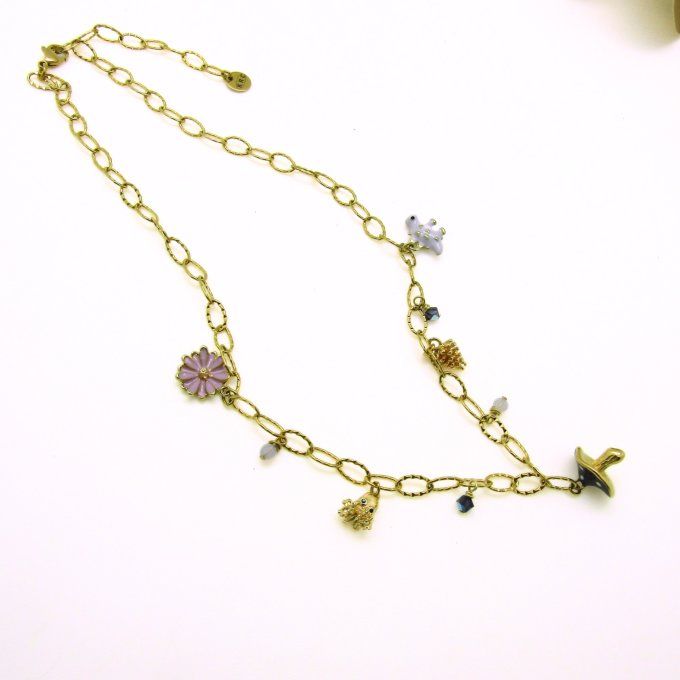 COLLIER FETICHE PARME VIOLET