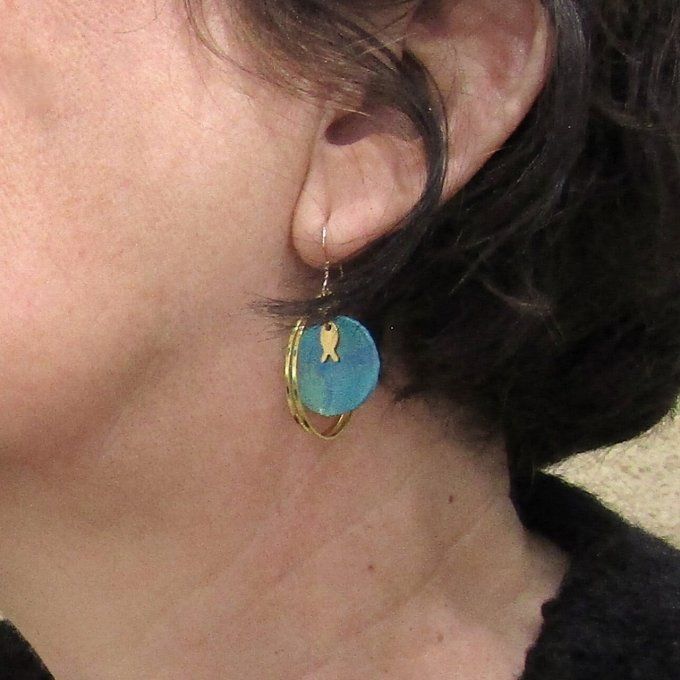 BOUCLES FIRST TURQUOISES