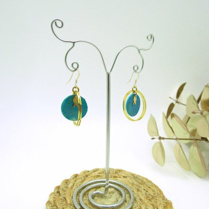 BOUCLES FIRST TURQUOISES