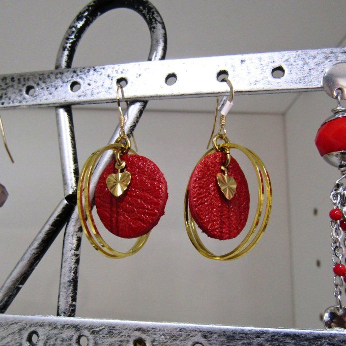 BOUCLES FIRST ROUGES