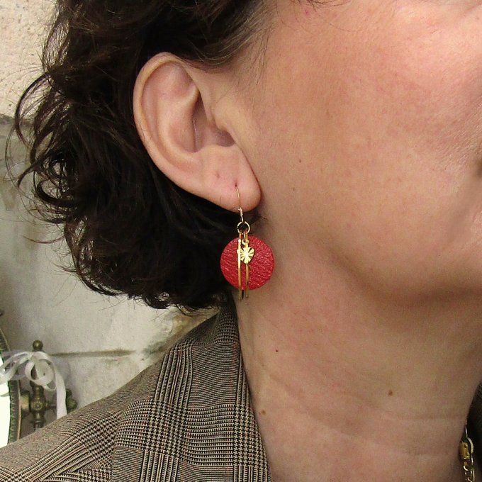 BOUCLES FIRST ROUGES