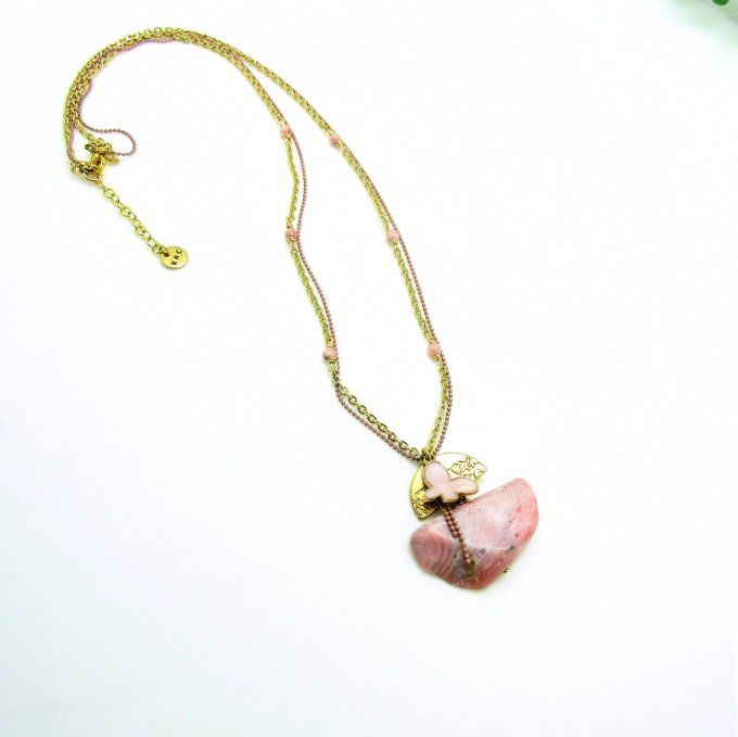 COLLIER FREEZIA PAPILLON