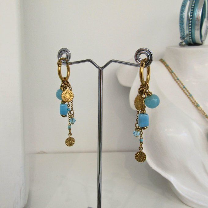 BOUCLES SOLEIL AQUA