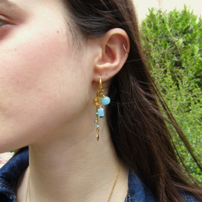 BOUCLES SOLEIL AQUA