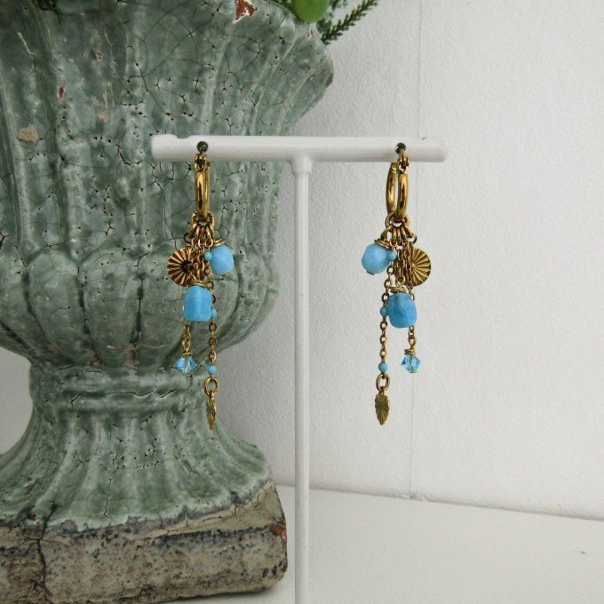 BOUCLES SOLEIL AQUA
