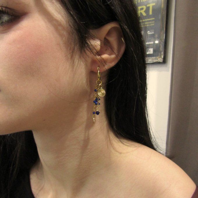 BOUCLES SOLEIL LAPIS