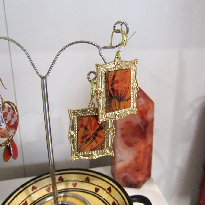 BOUCLES GALERIE ORANGE DORE