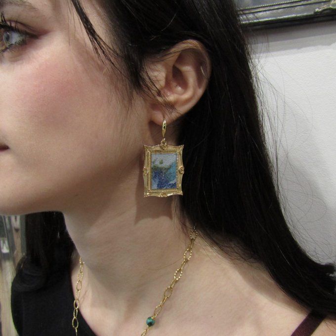 BOUCLES GALERIE BLEU DORE