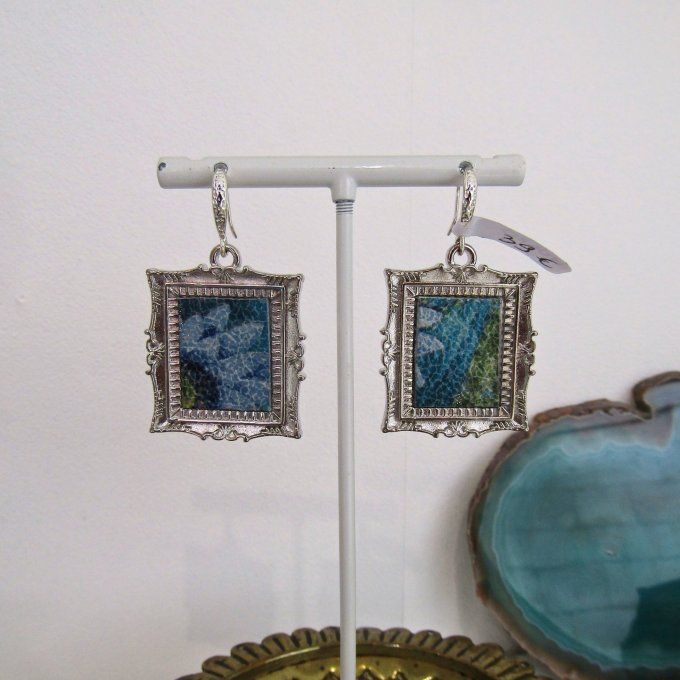 BOUCLES GALERIE BLEU PLATINE
