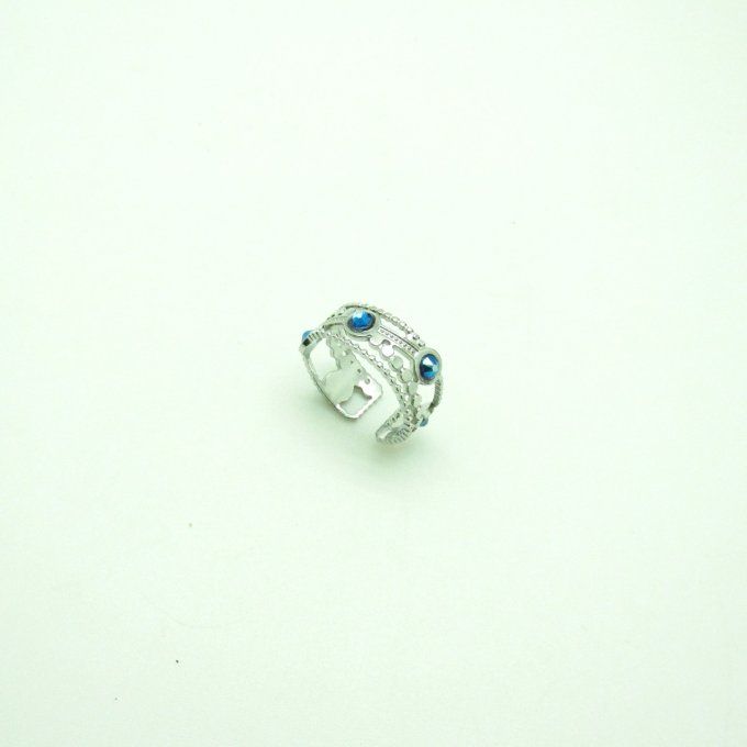 BAGUE GARLAND BLEUE